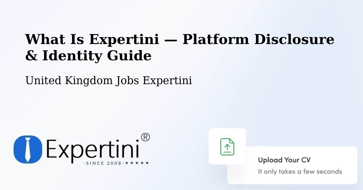 What Is Expertini — Platform Disclosure & Identity Guide – Hingham